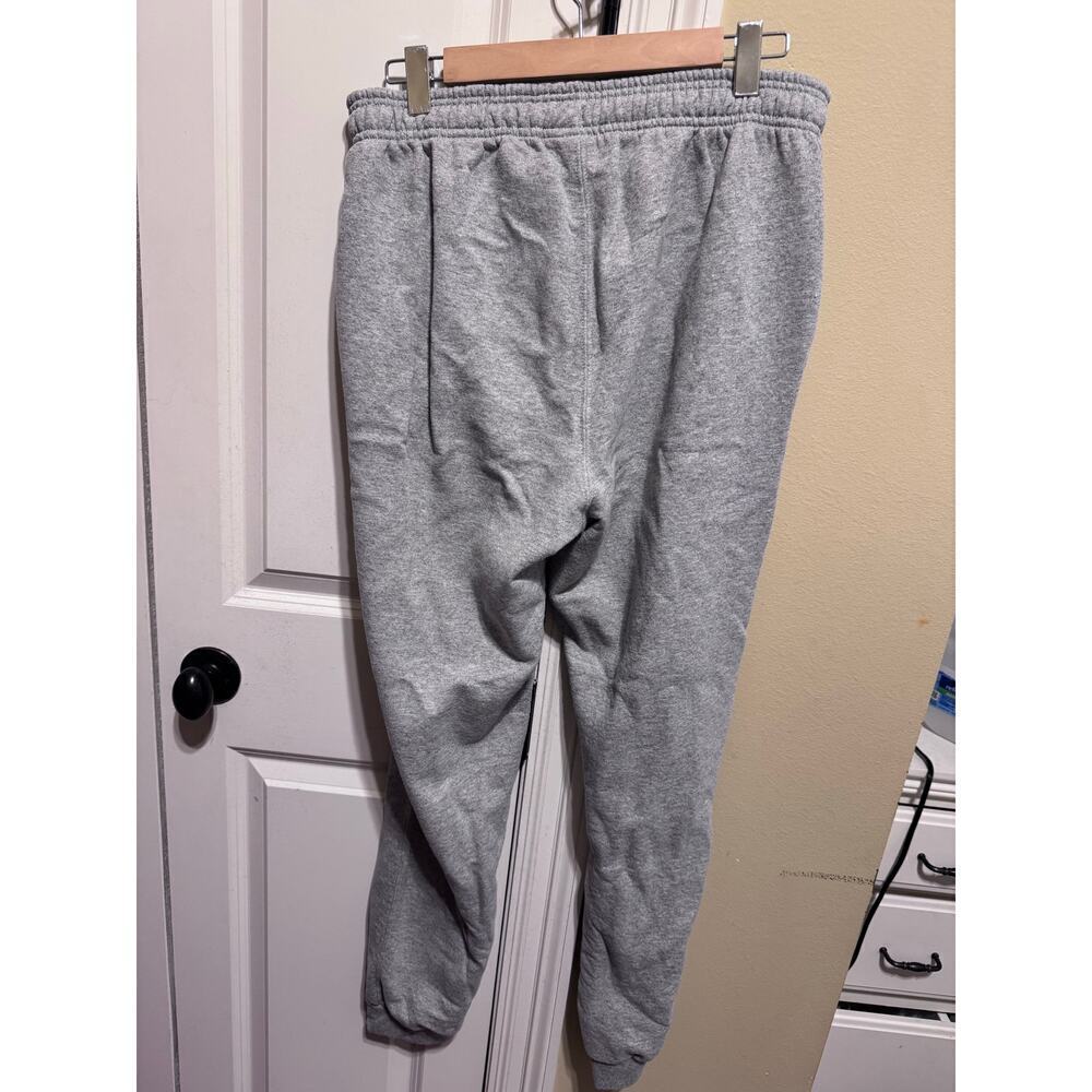 Champion Grey Men's Jogger Sweatpants Elastic Drawstring Waste Pockets Sz L - Picture 7 of 11